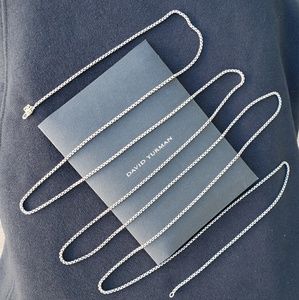 David Yurman .925 S/S 72" Necklace 2.7 mm